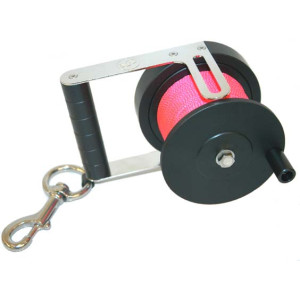 Custom Divers Ratchet Reel With White, Yellow Or Pink Line